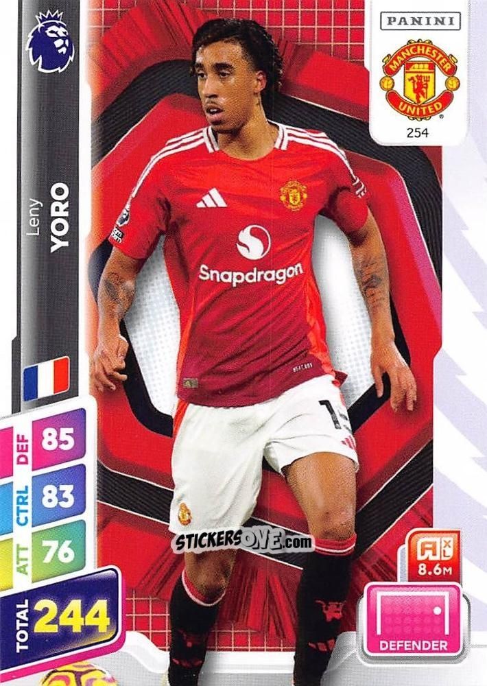 Cromo Leny Yoro - English Premier League 2024-2025. Adrenalyn XL Plus
 n. 254 - Panini