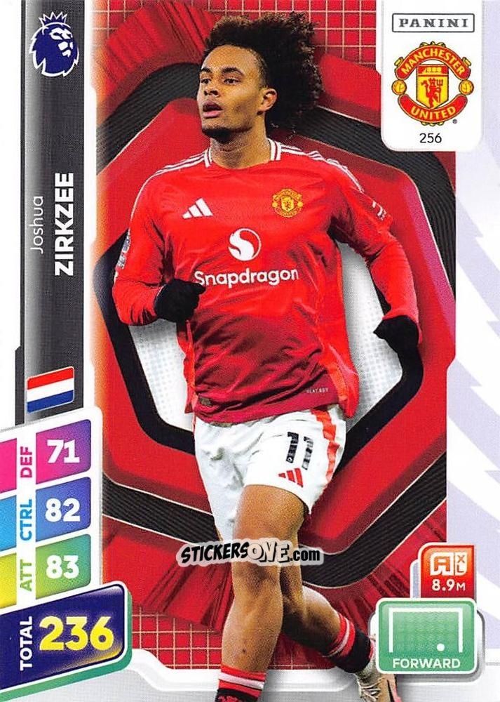 Cromo Joshua Zirkzee - English Premier League 2024-2025. Adrenalyn XL Plus
 n. 256 - Panini