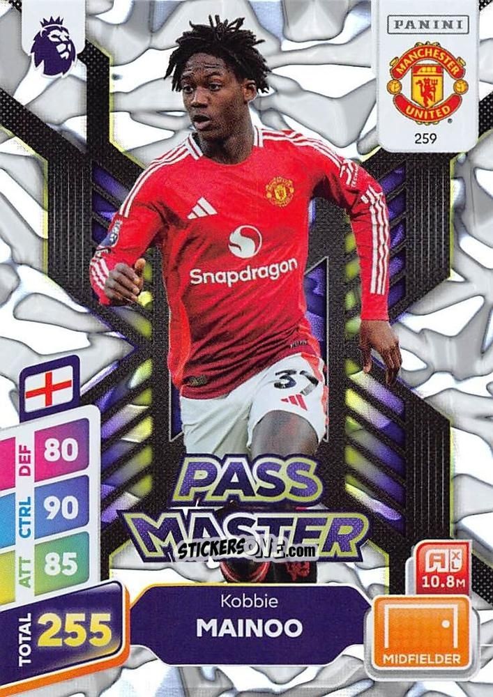 Sticker Kobbie Mainoo - English Premier League 2024-2025. Adrenalyn XL Plus
 n. 259 - Panini