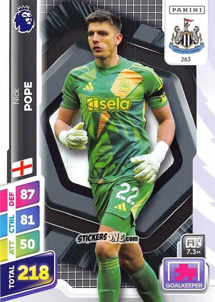 Figurina Nick Pope - English Premier League 2024-2025. Adrenalyn XL Plus
 n. 263 - Panini