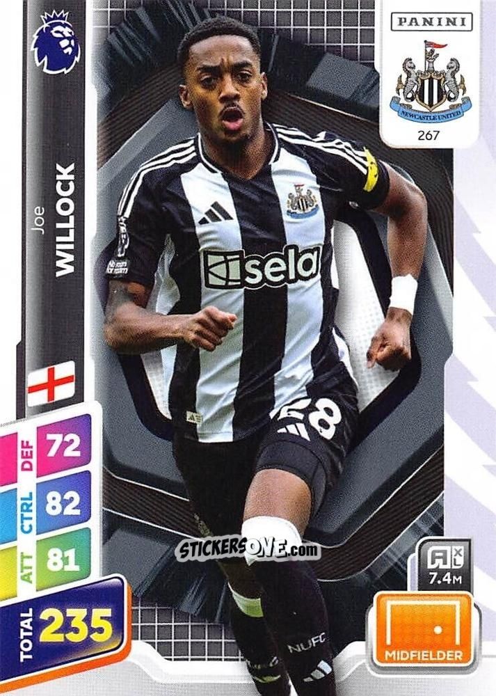 Sticker Joe Willock - English Premier League 2024-2025. Adrenalyn XL Plus
 n. 267 - Panini