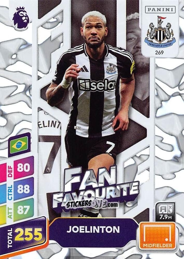 Sticker Joelinton - English Premier League 2024-2025. Adrenalyn XL Plus
 n. 269 - Panini