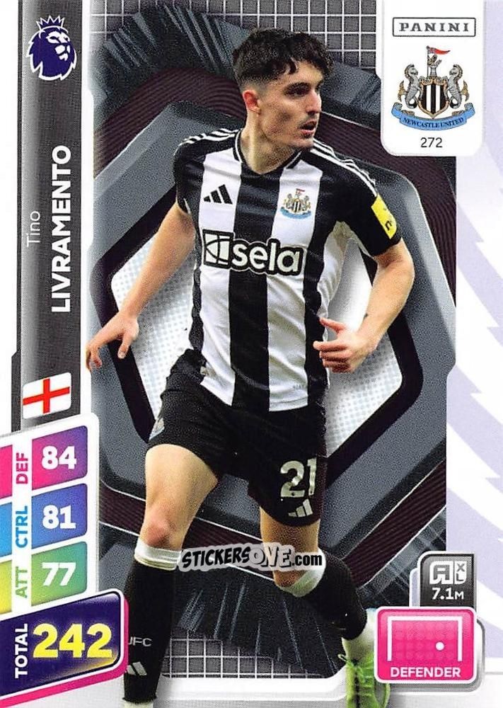 Cromo Tino Livramento - English Premier League 2024-2025. Adrenalyn XL Plus
 n. 272 - Panini