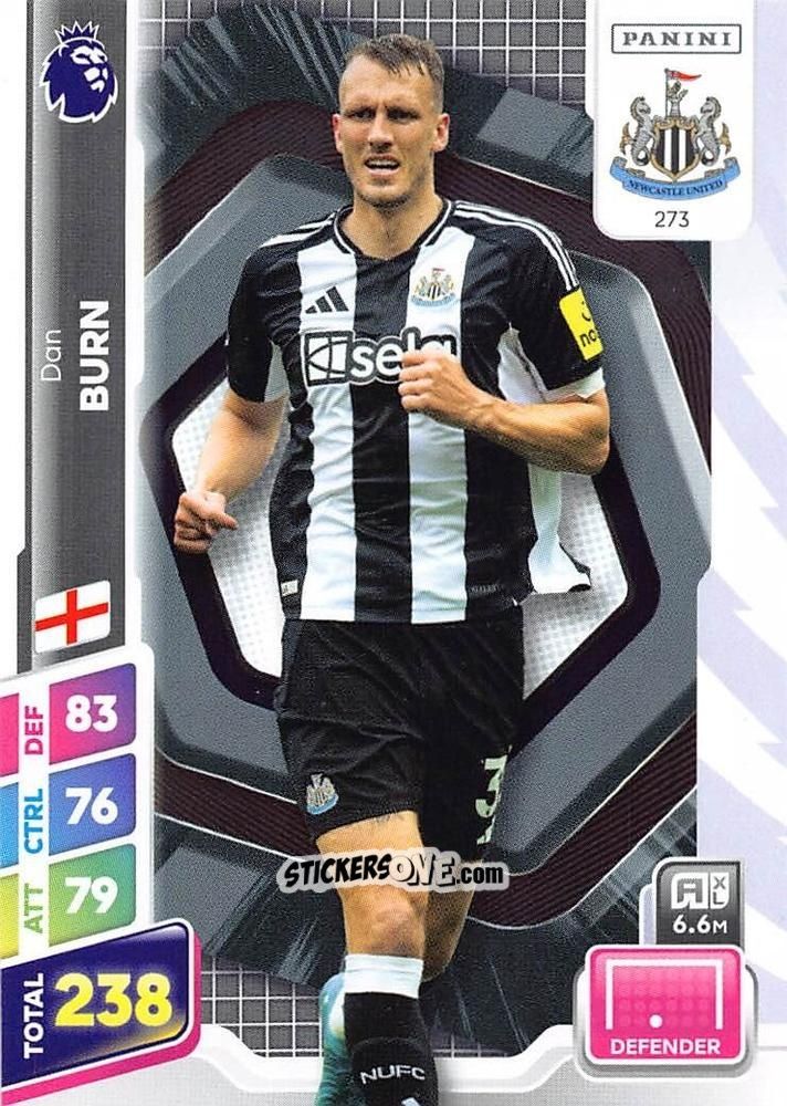 Sticker Dan Burn - English Premier League 2024-2025. Adrenalyn XL Plus
 n. 273 - Panini