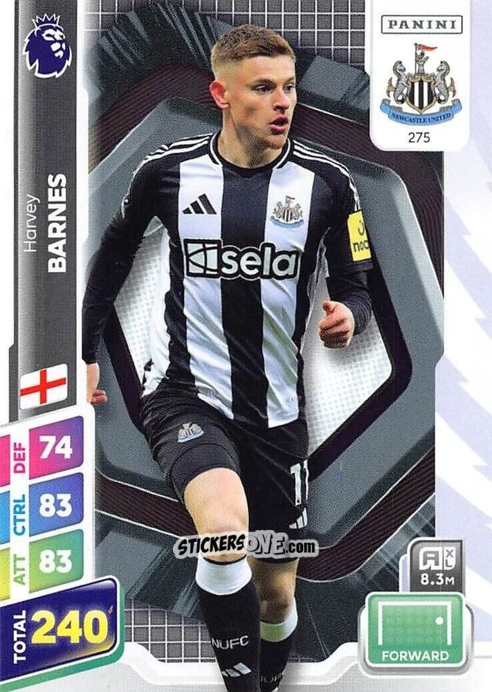 Sticker Harvey Barnes - English Premier League 2024-2025. Adrenalyn XL Plus
 n. 275 - Panini