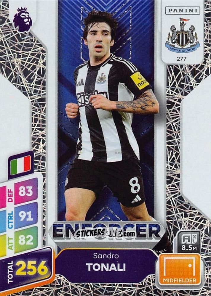 Sticker Sandro Tonali - English Premier League 2024-2025. Adrenalyn XL Plus
 n. 277 - Panini