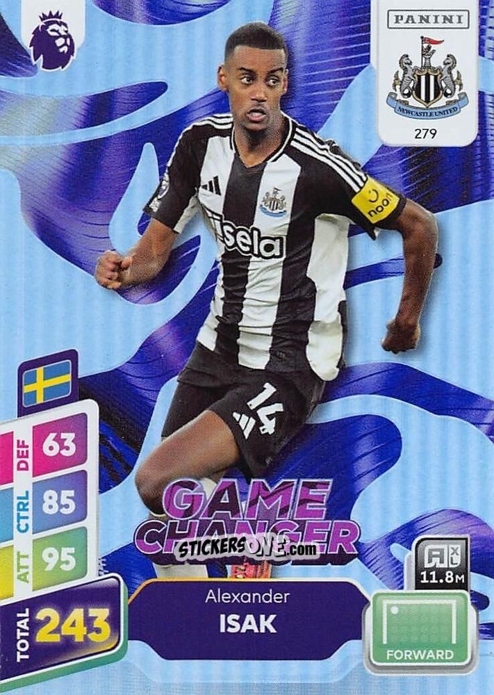 Sticker Alexander Isak - English Premier League 2024-2025. Adrenalyn XL Plus
 n. 279 - Panini