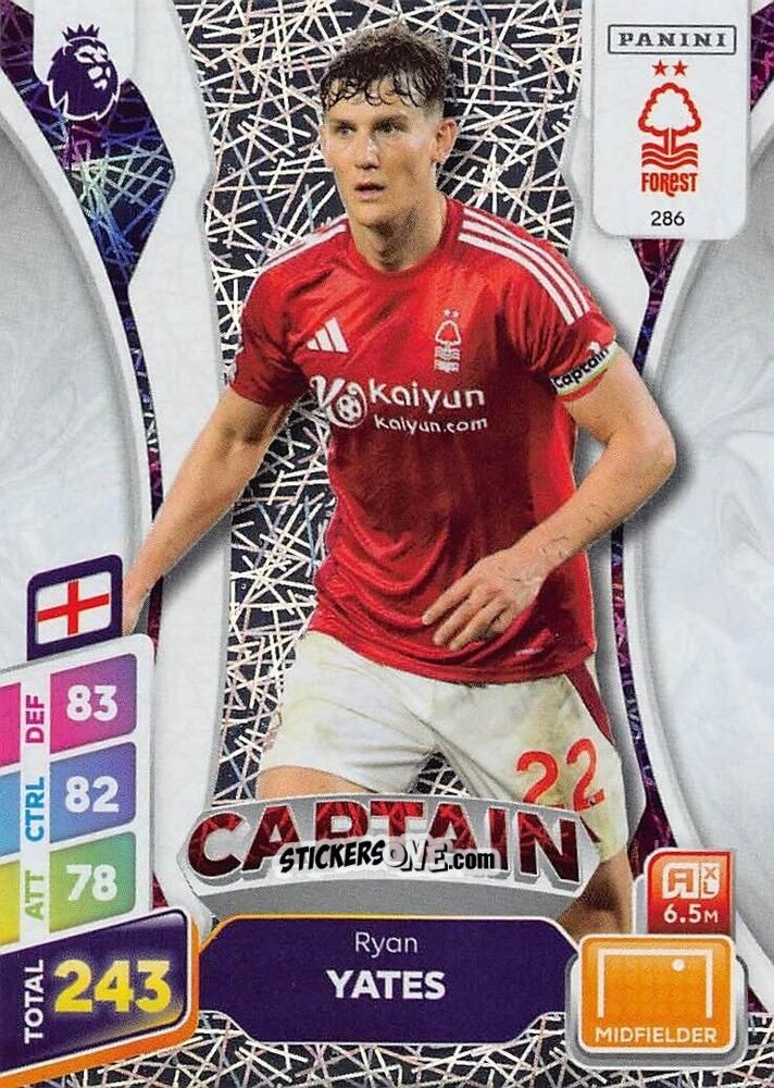 Cromo Ryan Yates - English Premier League 2024-2025. Adrenalyn XL Plus
 n. 286 - Panini