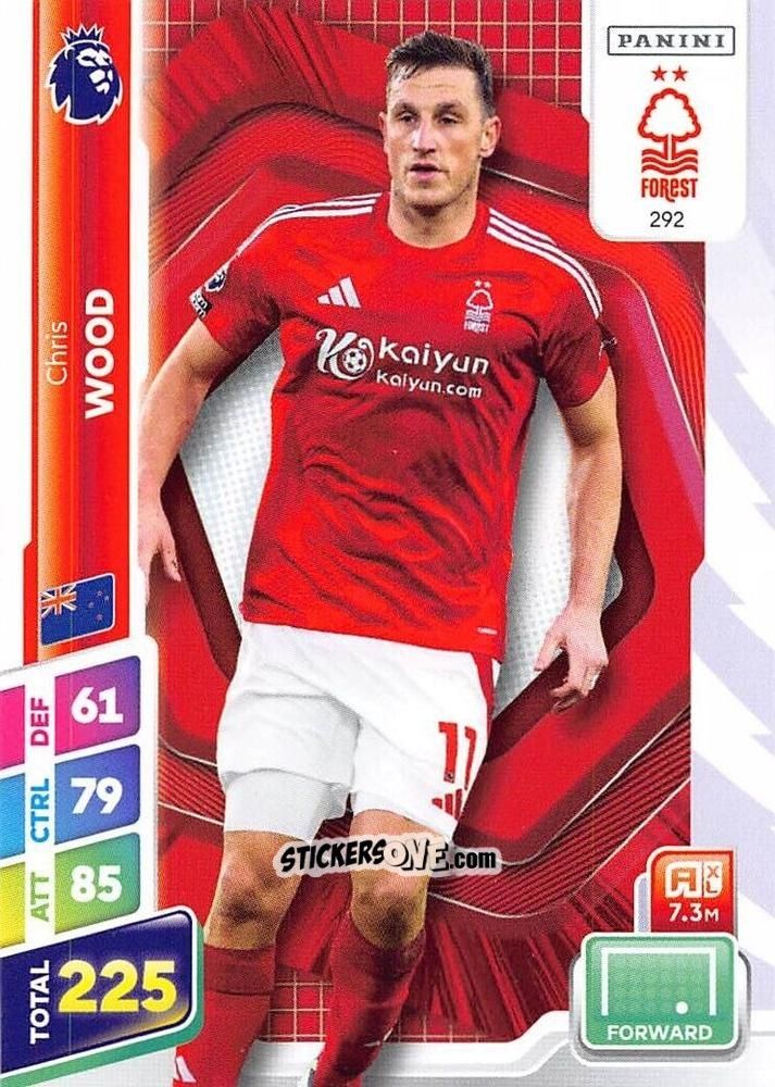 Sticker Chris Wood - English Premier League 2024-2025. Adrenalyn XL Plus
 n. 292 - Panini