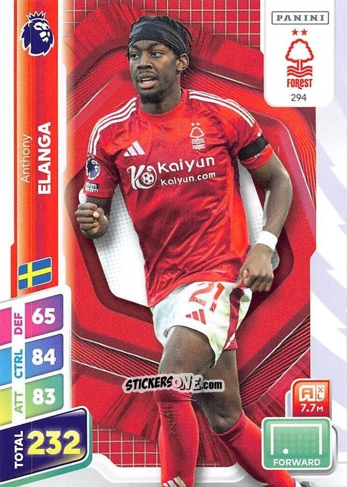Figurina Anthony Elanga - English Premier League 2024-2025. Adrenalyn XL Plus
 n. 294 - Panini