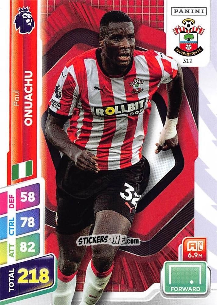 Cromo Paul Onuachu - English Premier League 2024-2025. Adrenalyn XL Plus
 n. 312 - Panini
