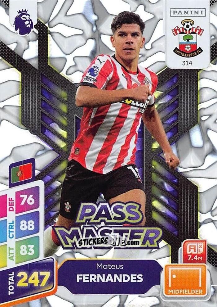 Sticker Mateus Fernandes - English Premier League 2024-2025. Adrenalyn XL Plus
 n. 314 - Panini