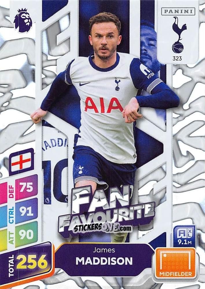 Sticker James Maddison - English Premier League 2024-2025. Adrenalyn XL Plus
 n. 323 - Panini