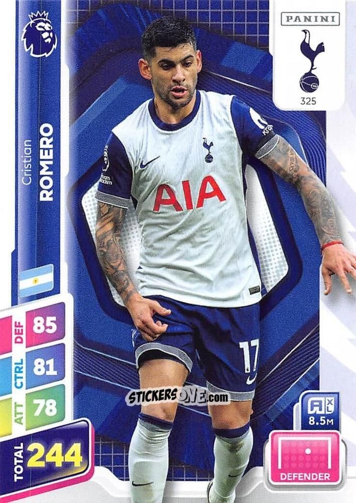 Sticker Cristian Romero - English Premier League 2024-2025. Adrenalyn XL Plus
 n. 325 - Panini