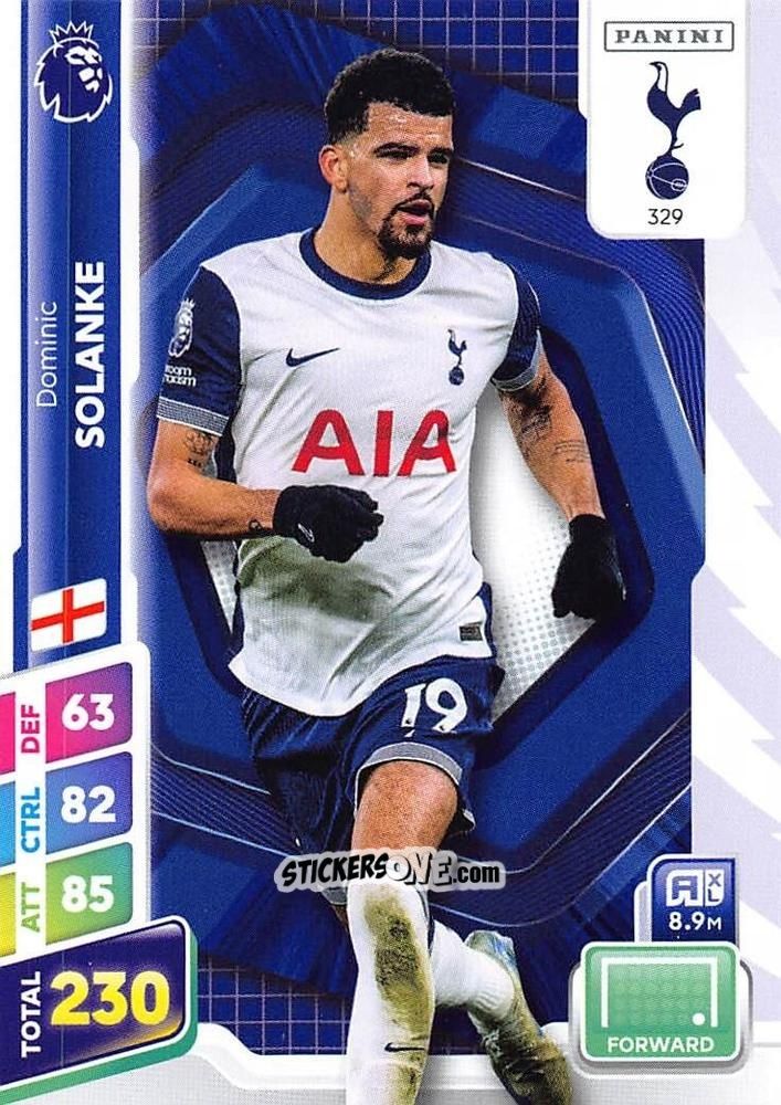 Cromo Dominic Solanke - English Premier League 2024-2025. Adrenalyn XL Plus
 n. 329 - Panini