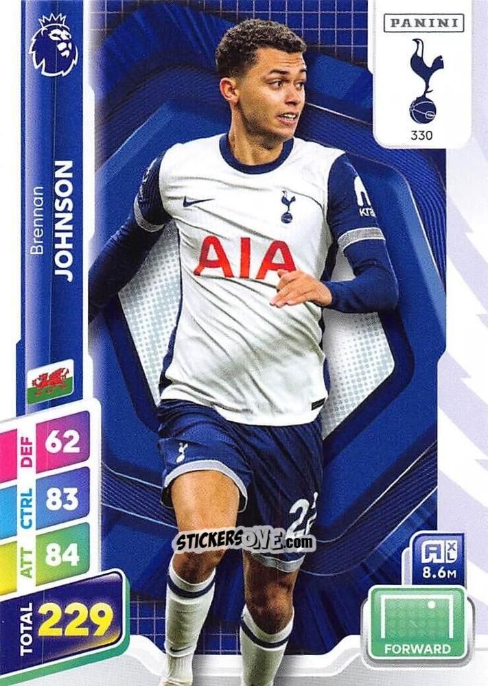 Cromo Brennan Johnson - English Premier League 2024-2025. Adrenalyn XL Plus
 n. 330 - Panini