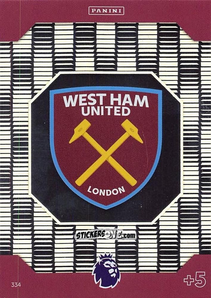 Cromo Club Crest - English Premier League 2024-2025. Adrenalyn XL Plus
 n. 334 - Panini
