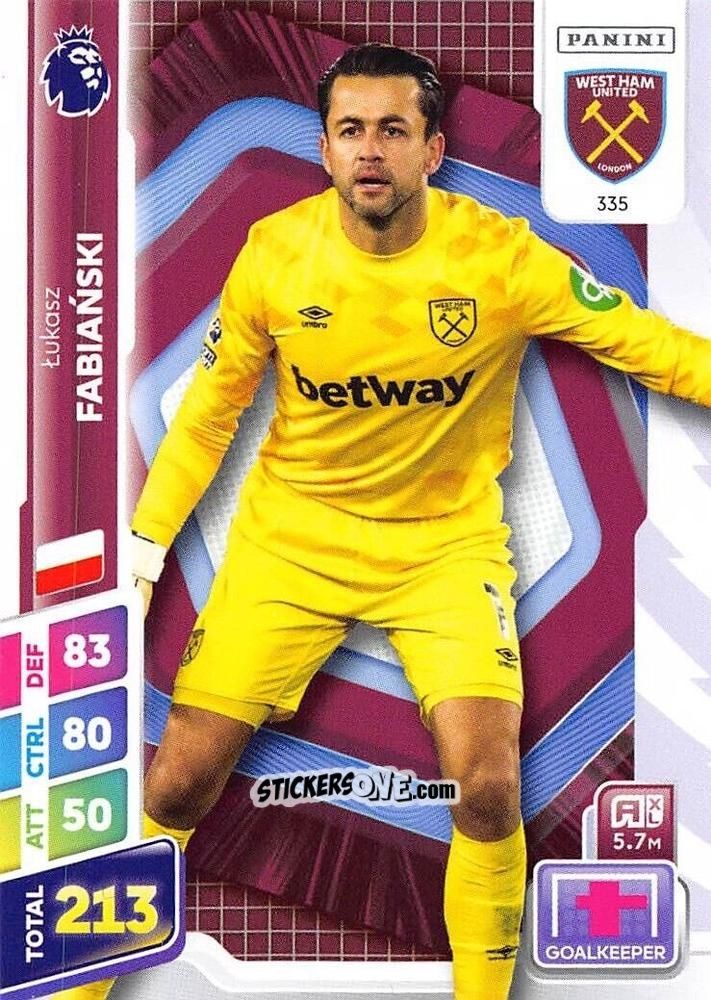 Cromo Łukasz Fabiański - English Premier League 2024-2025. Adrenalyn XL Plus
 n. 335 - Panini