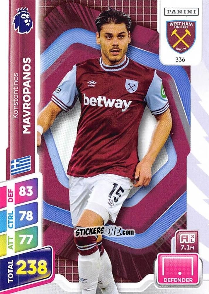 Cromo Konstantinos Mavropanos - English Premier League 2024-2025. Adrenalyn XL Plus
 n. 336 - Panini
