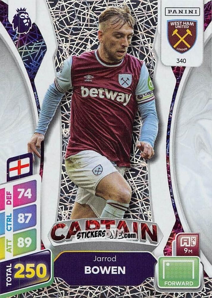 Figurina Jarrod Bowen - English Premier League 2024-2025. Adrenalyn XL Plus
 n. 340 - Panini