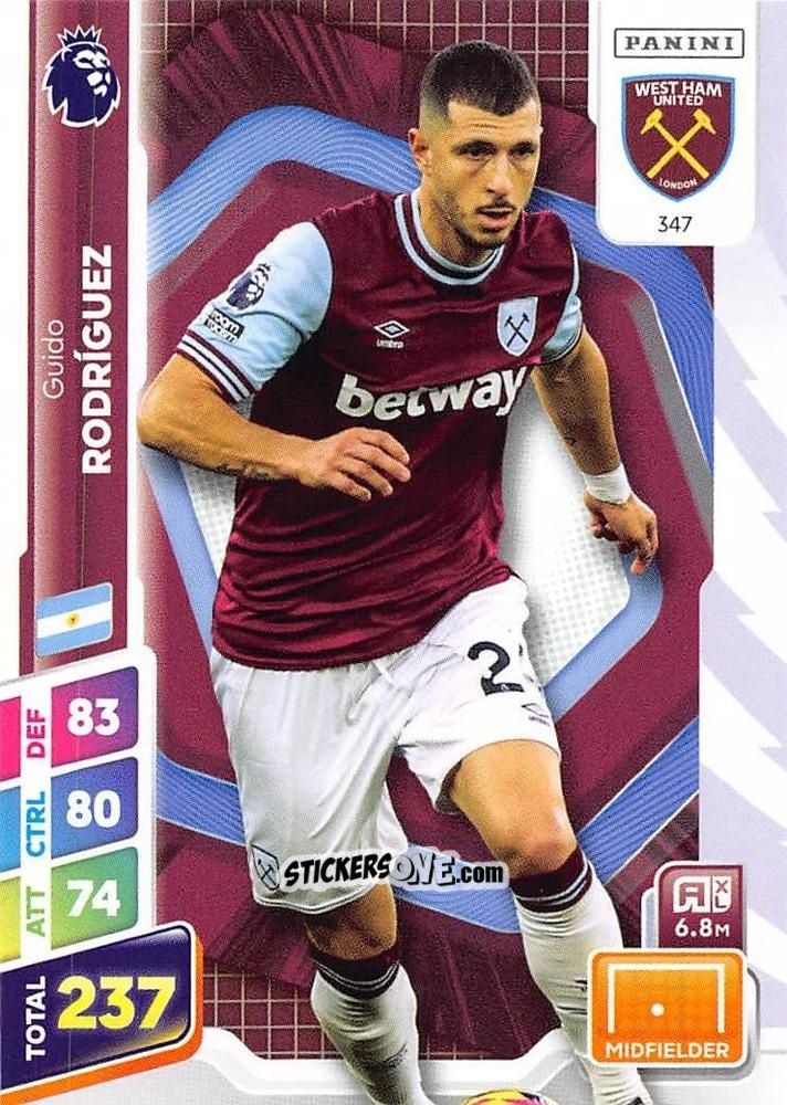 Cromo Guido Rodríguez - English Premier League 2024-2025. Adrenalyn XL Plus
 n. 347 - Panini