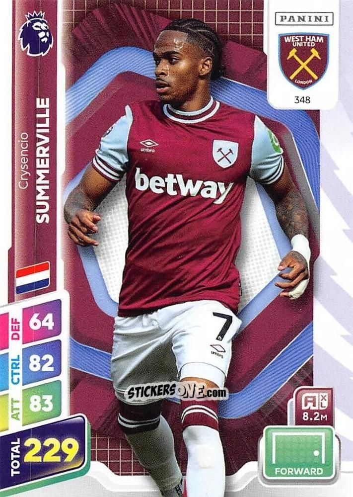 Cromo Crysencio Summerville - English Premier League 2024-2025. Adrenalyn XL Plus
 n. 348 - Panini