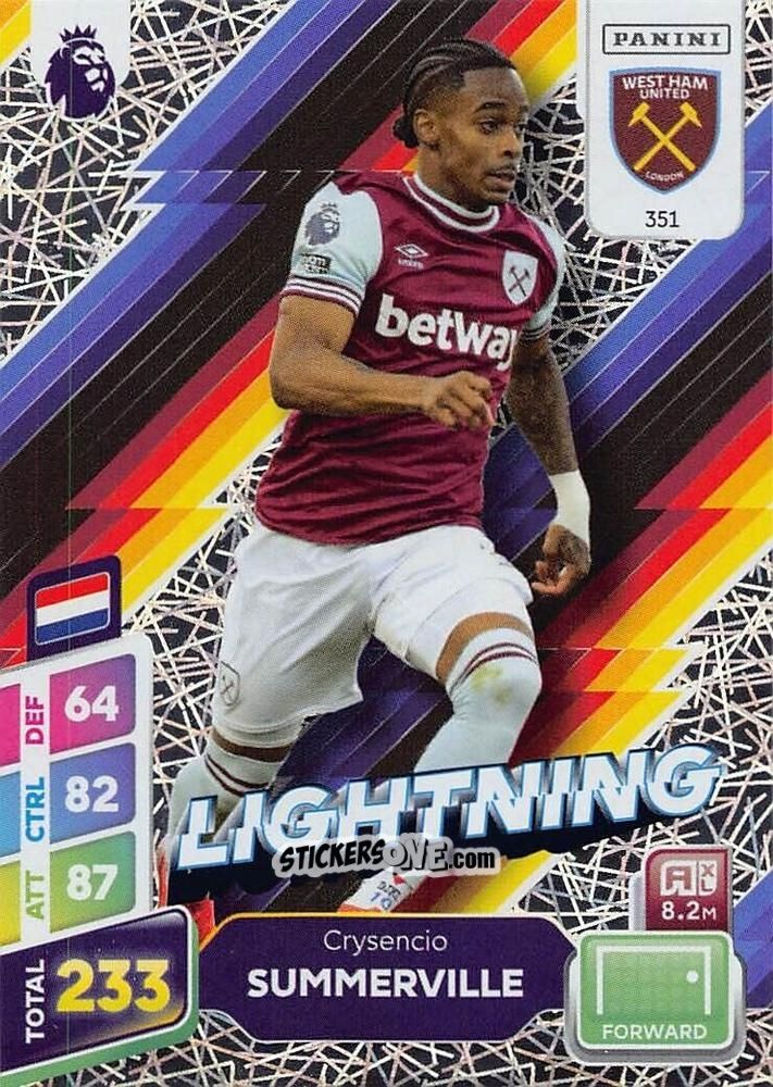 Cromo Crysencio Summerville - English Premier League 2024-2025. Adrenalyn XL Plus
 n. 351 - Panini