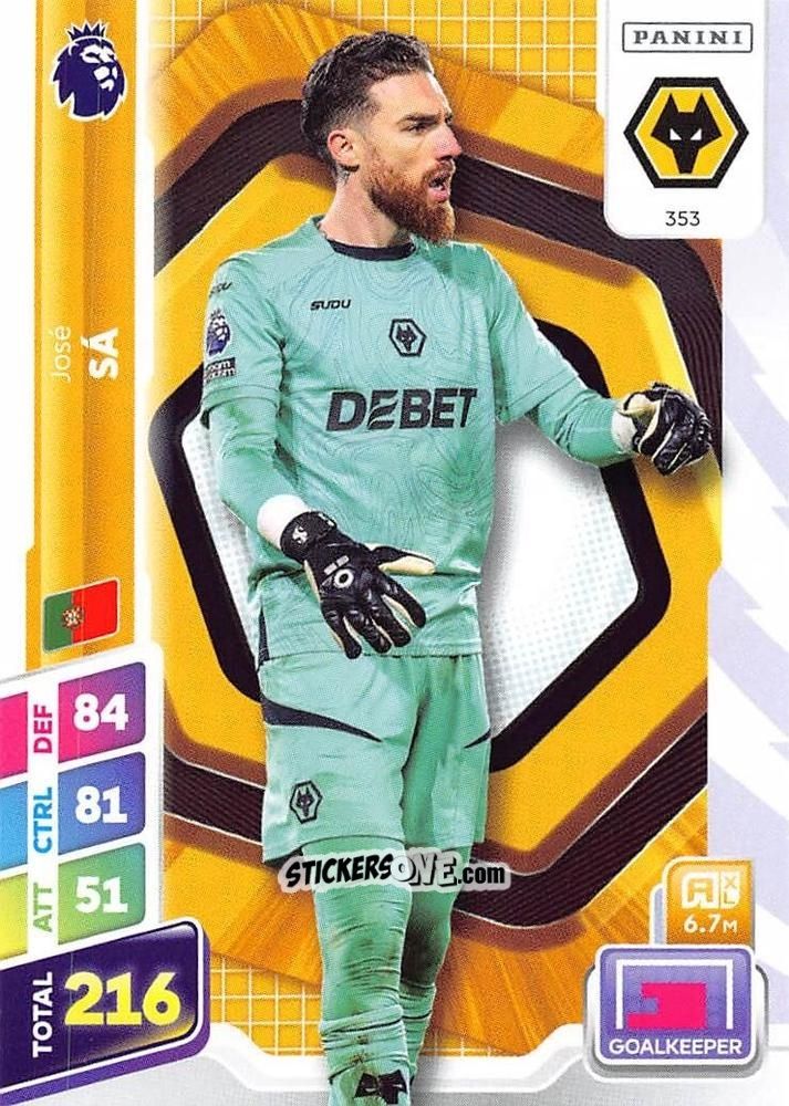 Cromo José Sá - English Premier League 2024-2025. Adrenalyn XL Plus
 n. 353 - Panini