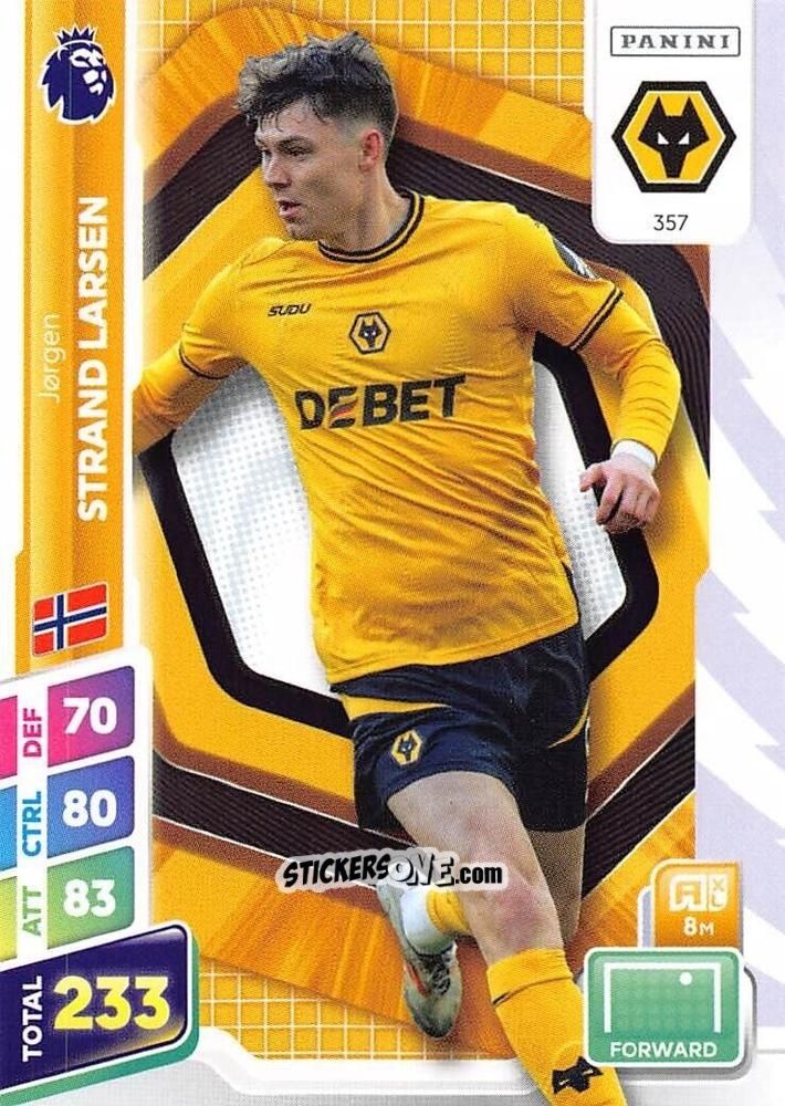 Sticker Jørgen Strand Larsen - English Premier League 2024-2025. Adrenalyn XL Plus
 n. 357 - Panini