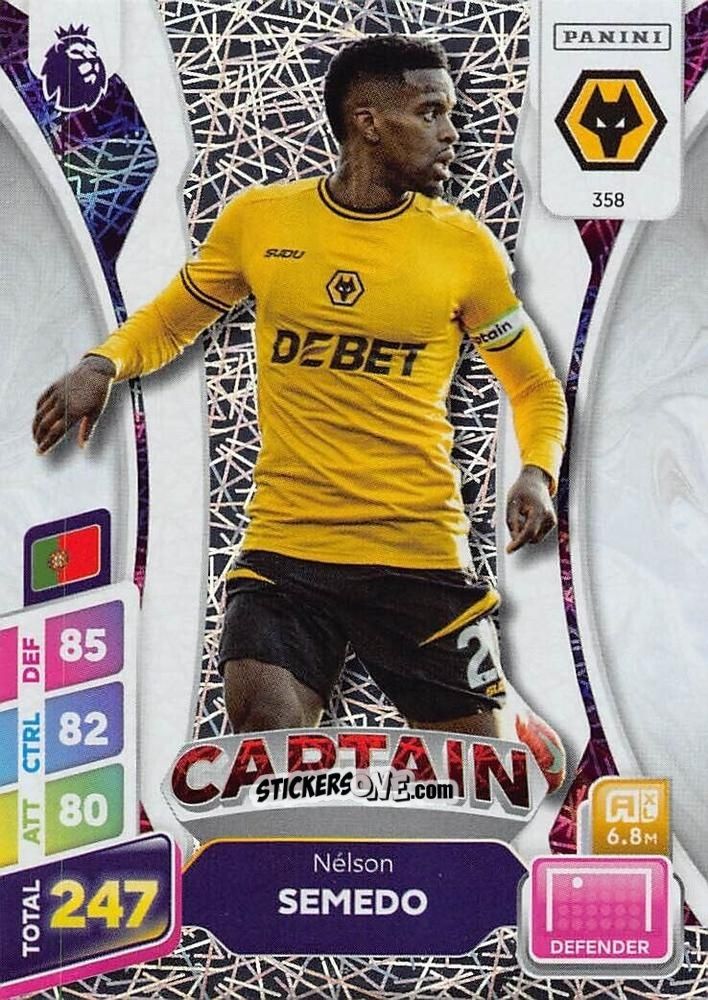Figurina Nélson Semedo - English Premier League 2024-2025. Adrenalyn XL Plus
 n. 358 - Panini