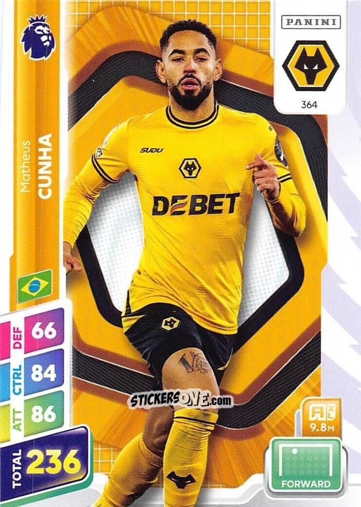 Sticker Matheus Cunha - English Premier League 2024-2025. Adrenalyn XL Plus
 n. 364 - Panini