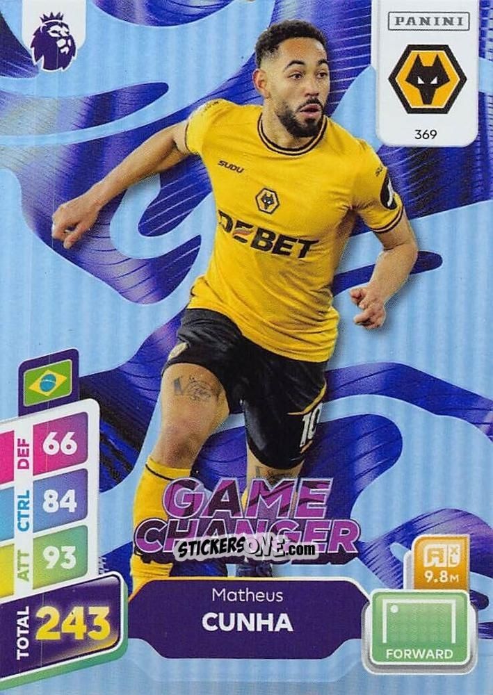 Sticker Matheus Cunha - English Premier League 2024-2025. Adrenalyn XL Plus
 n. 369 - Panini
