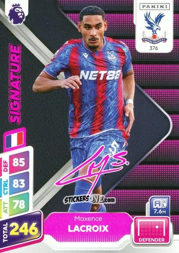 Cromo Maxence Lacroix - English Premier League 2024-2025. Adrenalyn XL Plus
 n. 376 - Panini