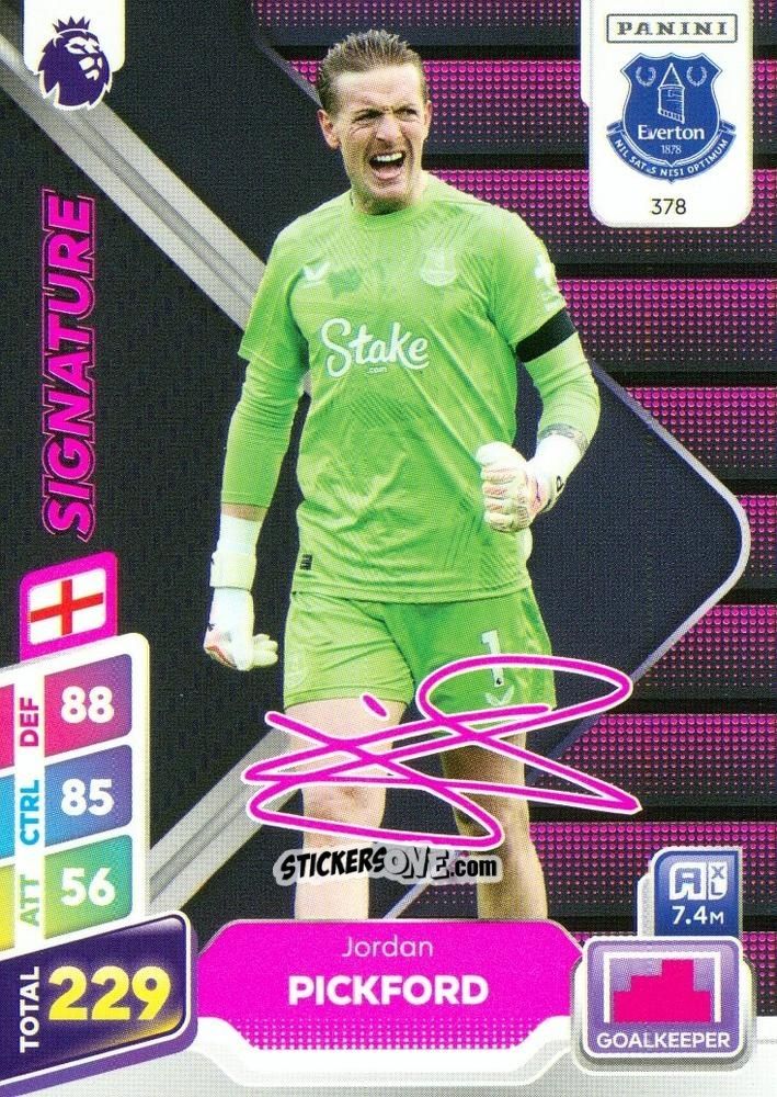 Sticker Jordan Pickford - English Premier League 2024-2025. Adrenalyn XL Plus
 n. 378 - Panini