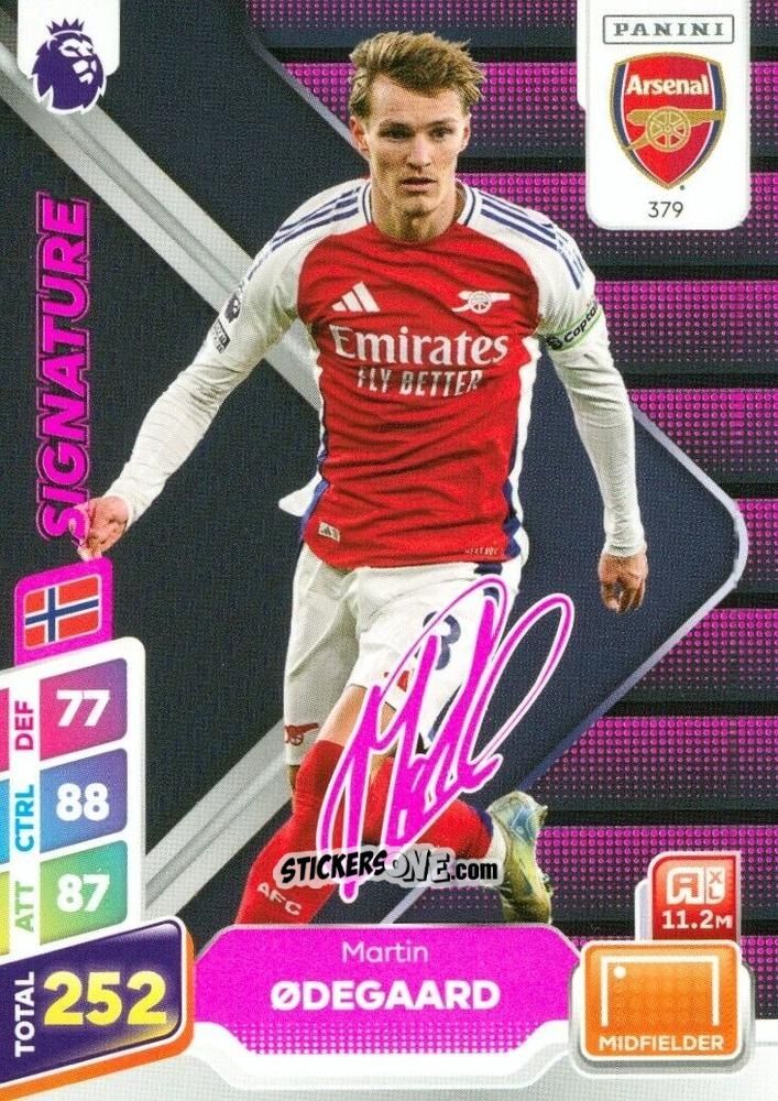 Figurina Martin Ødegaard - English Premier League 2024-2025. Adrenalyn XL Plus
 n. 379 - Panini