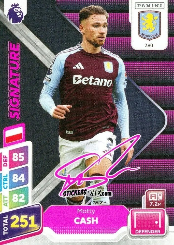 Sticker Matty Cash - English Premier League 2024-2025. Adrenalyn XL Plus
 n. 380 - Panini