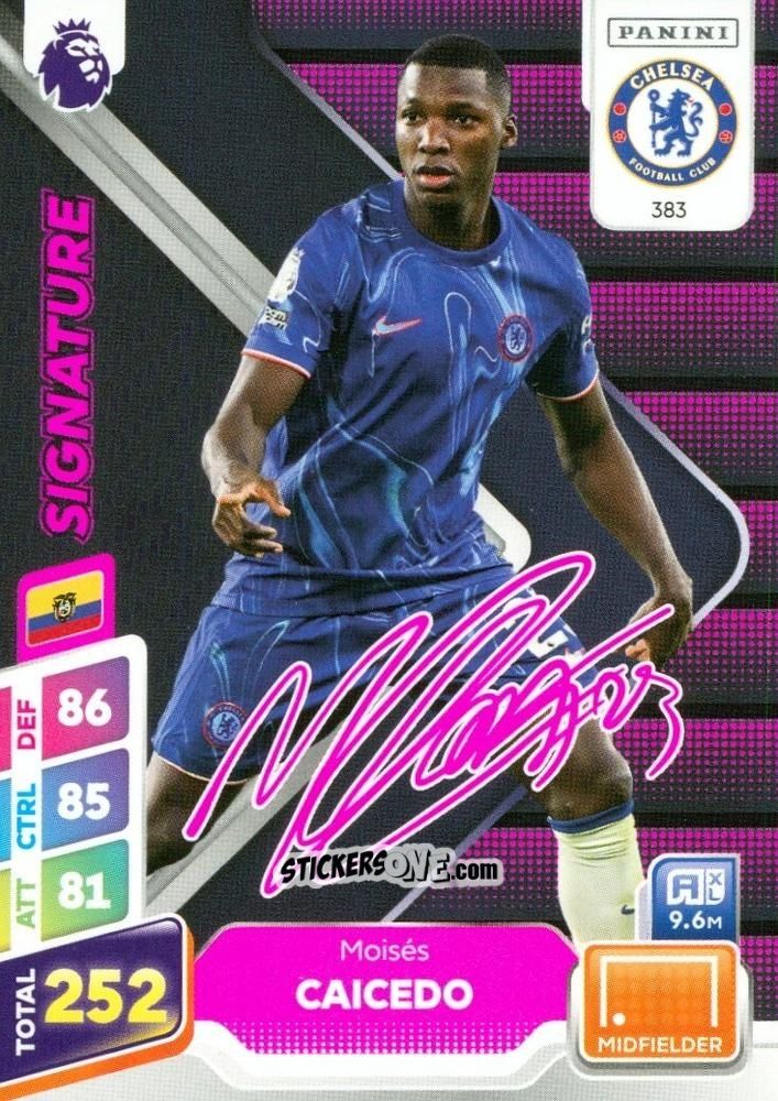 Cromo Moisés Caicedo - English Premier League 2024-2025. Adrenalyn XL Plus
 n. 383 - Panini