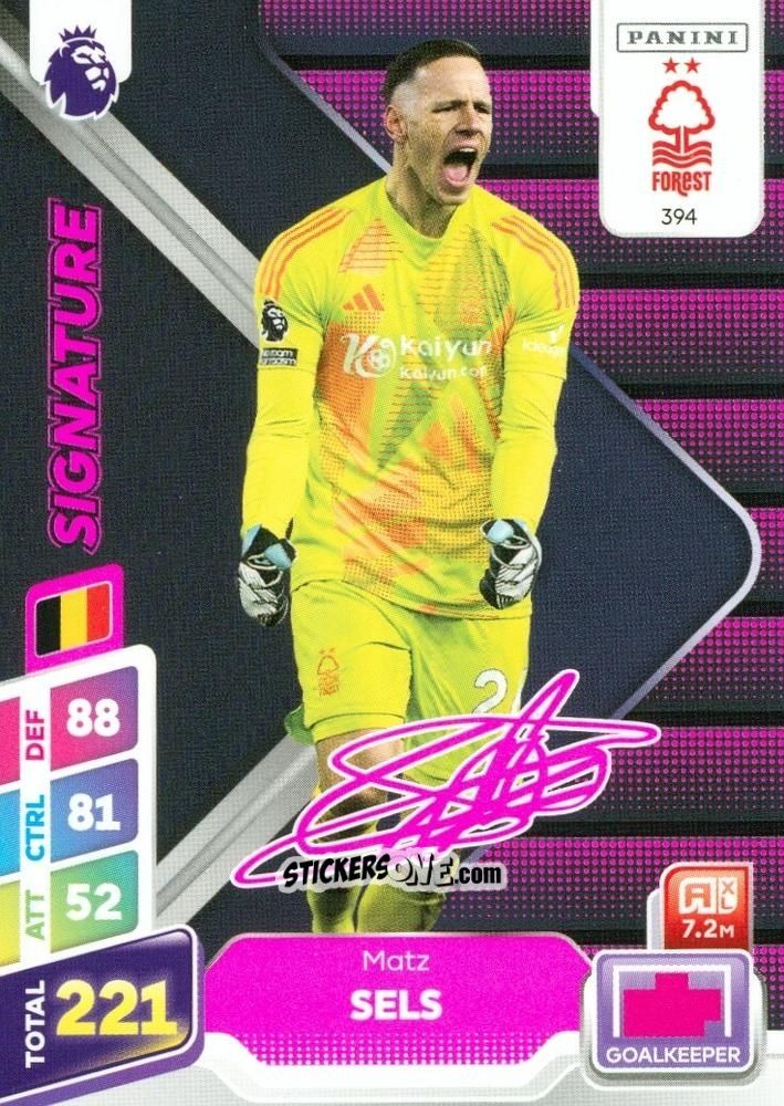 Cromo Matz Sels - English Premier League 2024-2025. Adrenalyn XL Plus
 n. 394 - Panini
