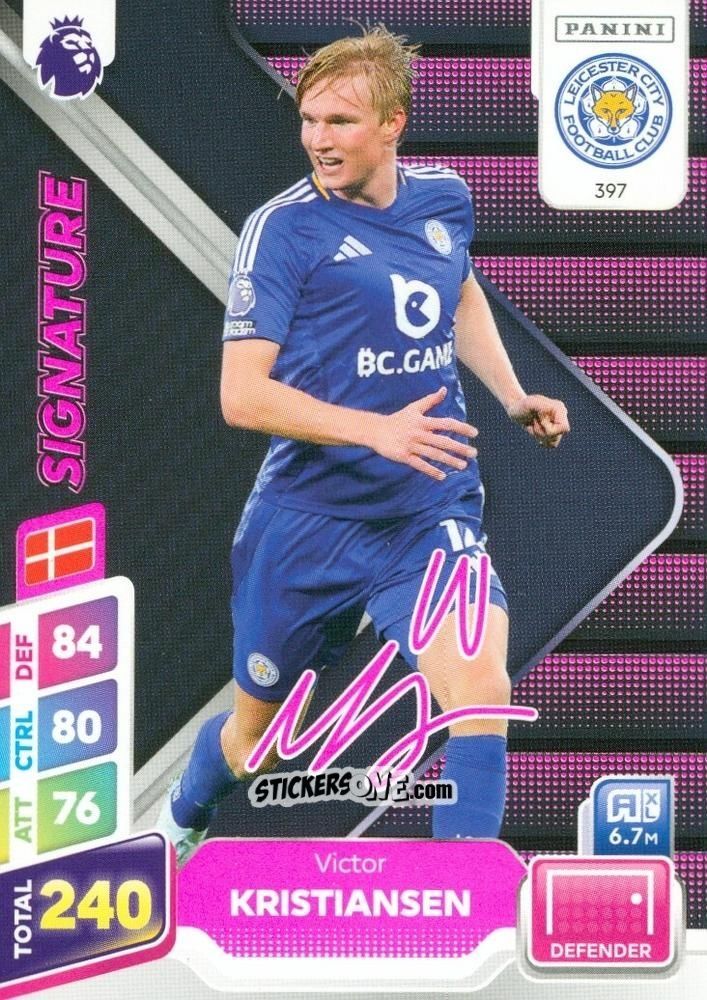 Cromo Victor Kristiansen - English Premier League 2024-2025. Adrenalyn XL Plus
 n. 397 - Panini