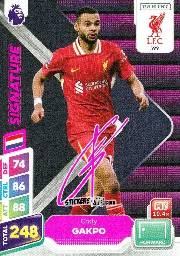 Cromo Cody Gakpo - English Premier League 2024-2025. Adrenalyn XL Plus
 n. 399 - Panini
