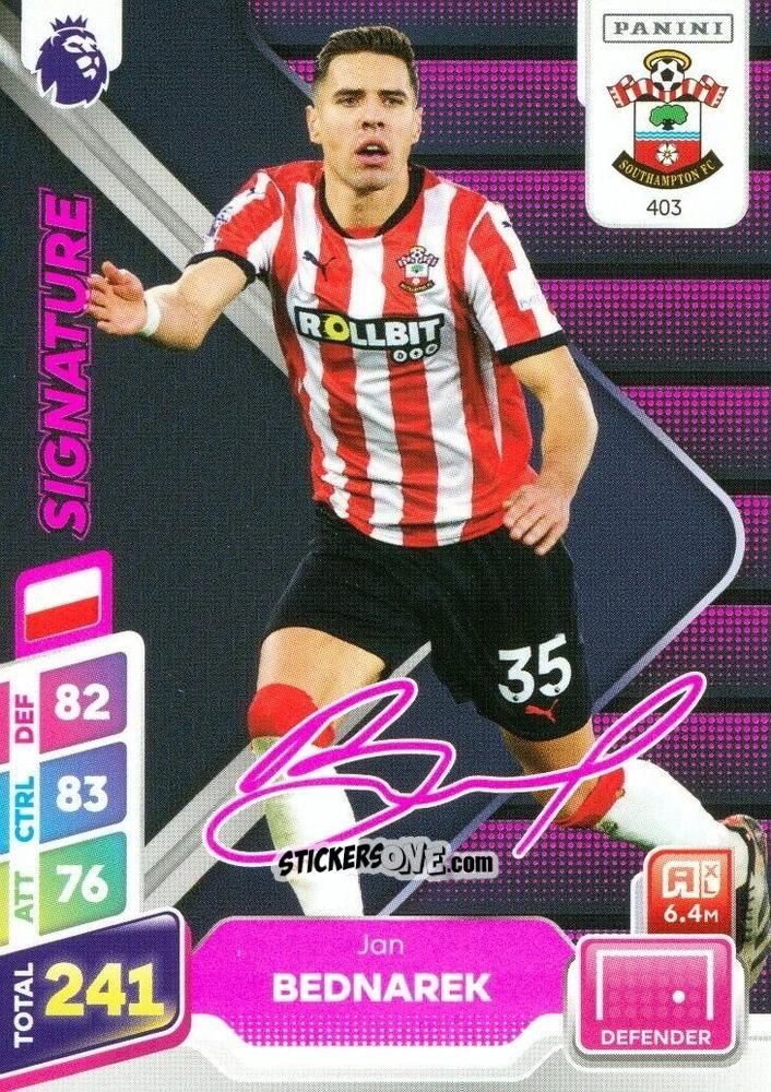Sticker Jan Bednarek - English Premier League 2024-2025. Adrenalyn XL Plus
 n. 403 - Panini