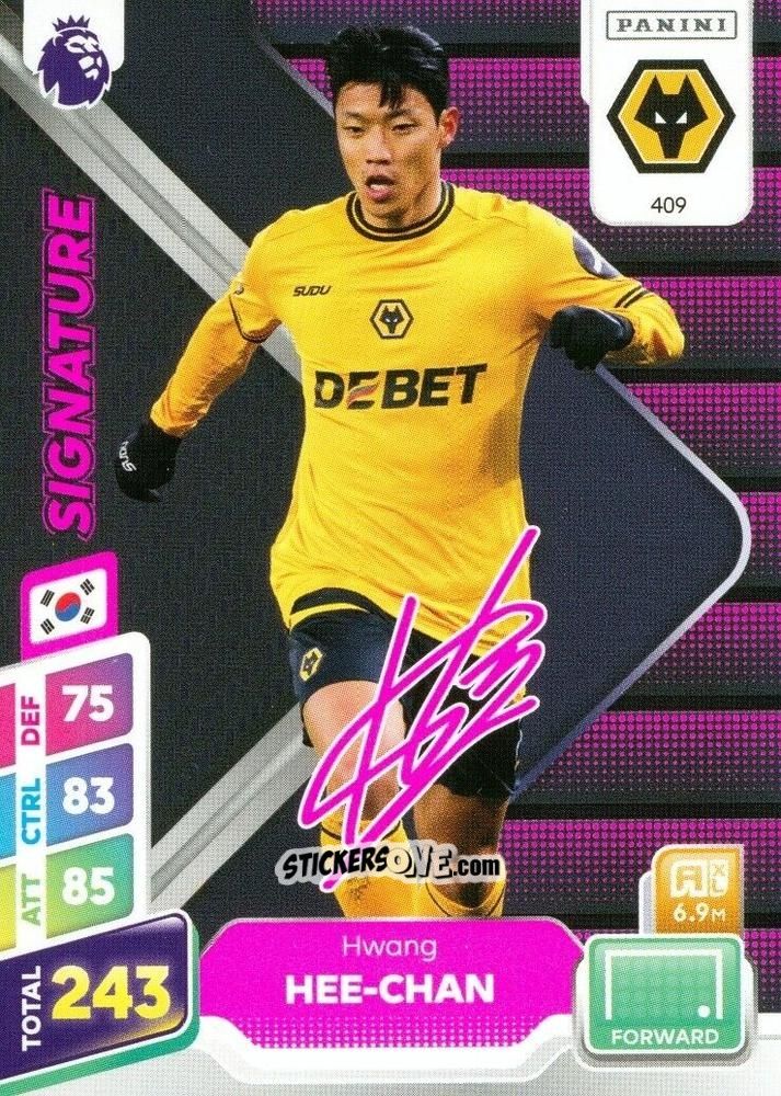 Sticker Hwang Hee-chan - English Premier League 2024-2025. Adrenalyn XL Plus
 n. 409 - Panini