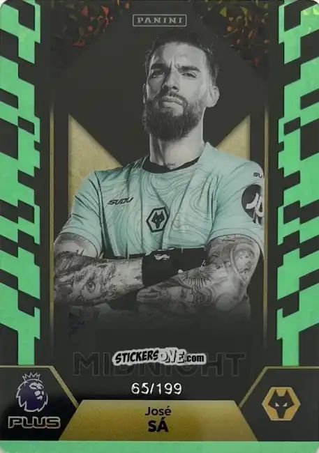 Cromo José Sá - English Premier League 2024-2025. Adrenalyn XL Plus
 n. MI20G - Panini