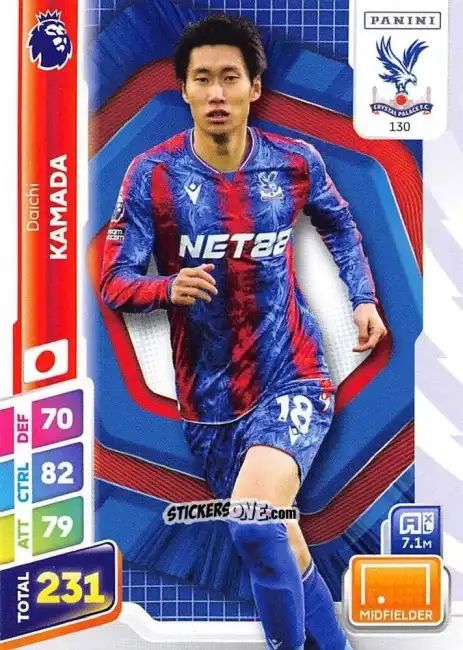 Cromo Daichi Kamada - English Premier League 2024-2025. Adrenalyn XL Plus
 n. 130 - Panini