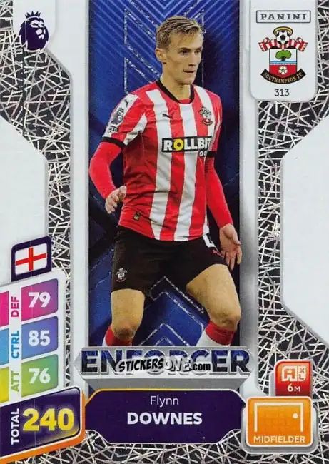 Cromo Flynn Downes - English Premier League 2024-2025. Adrenalyn XL Plus
 n. 313 - Panini