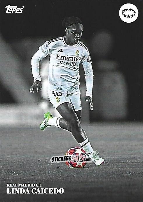 Sticker Linda Caicedo - Simplicidad UEFA Club Competitions 2024-2025
 n. 55 - Topps