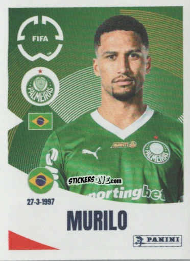 Figurina Murilo - FIFA Club World Cup 2025
 n. 8 - Panini