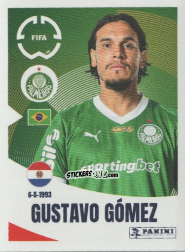 Figurina Gustavo Gómez - FIFA Club World Cup 2025
 n. 9 - Panini