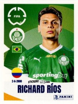 Figurina Richard Ríos - FIFA Club World Cup 2025
 n. 11 - Panini