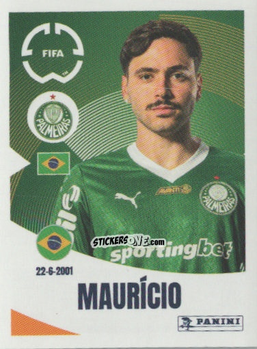 Figurina Mauricio - FIFA Club World Cup 2025
 n. 13 - Panini